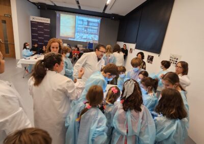 Equipo del IACS en la Noche de la investigación en Caixaforum 2024